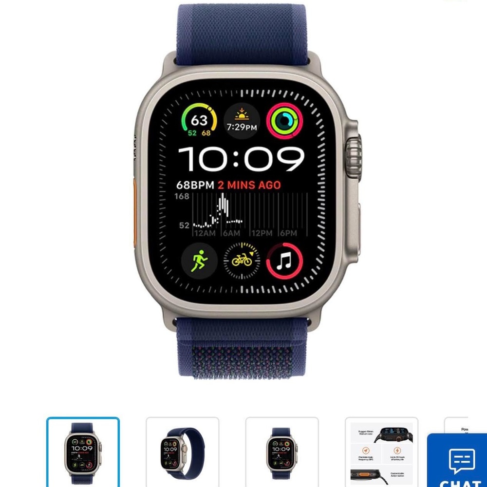 Apple Smartwatch with Navy Band